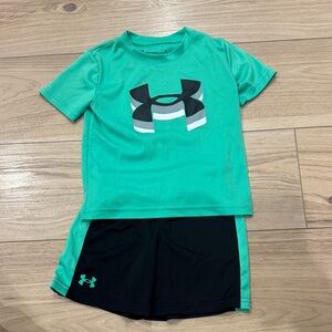 Under Armour Green Kids Matching Set